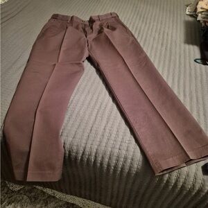 Haggar Men's Elegant Brown Dress Pants